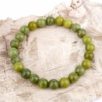Nephrit Jade Ø 8,5 mm Kugel Perlen Edelstein Armband flexibel und dehnbar Edelsteine Heilsteine bei Wunderstein24 Nephrit Jade Ø 8,5 mm Kugel Perlen Edelstein Armband flexibel und dehnbar Edelsteine Heilsteine bei Wunderstein24