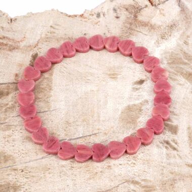 Rhodonit Kinder Ø 6,5 mm Herz Perlen Edelstein Armband flexibel und dehnbar Edelsteine Heilsteine bei Wunderstein24 Rhodonit Kinder Ø 6,5 mm Herz Perlen Edelstein Armband flexibel und dehnbar Edelsteine Heilsteine bei Wunderstein24