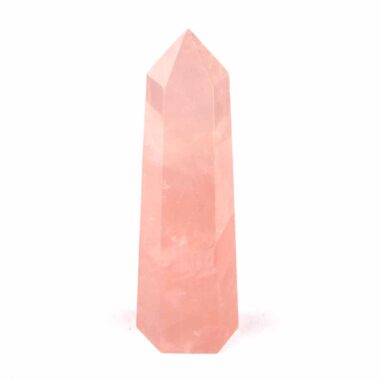 Rosenquarz Spitze Höhe 97 mm poliert beste Qualität und Farbe Edelsteine Heilsteine bei Wunderstein24