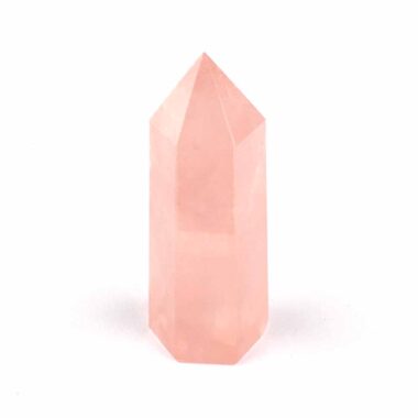 Rosenquarz Spitze Höhe 68 mm poliert beste Qualität und Farbe Edelsteine Heilsteine bei Wunderstein24