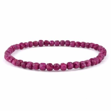 Rubin facettiertes Ø 4,5 mm Perlen Edelstein Armband flexibel und dehnbar Edelsteine Heilsteine bei Wunderstein24 Rubin facettiertes Ø 4,5 mm Perlen Edelstein Armband flexibel und dehnbar Edelsteine Heilsteine bei Wunderstein24