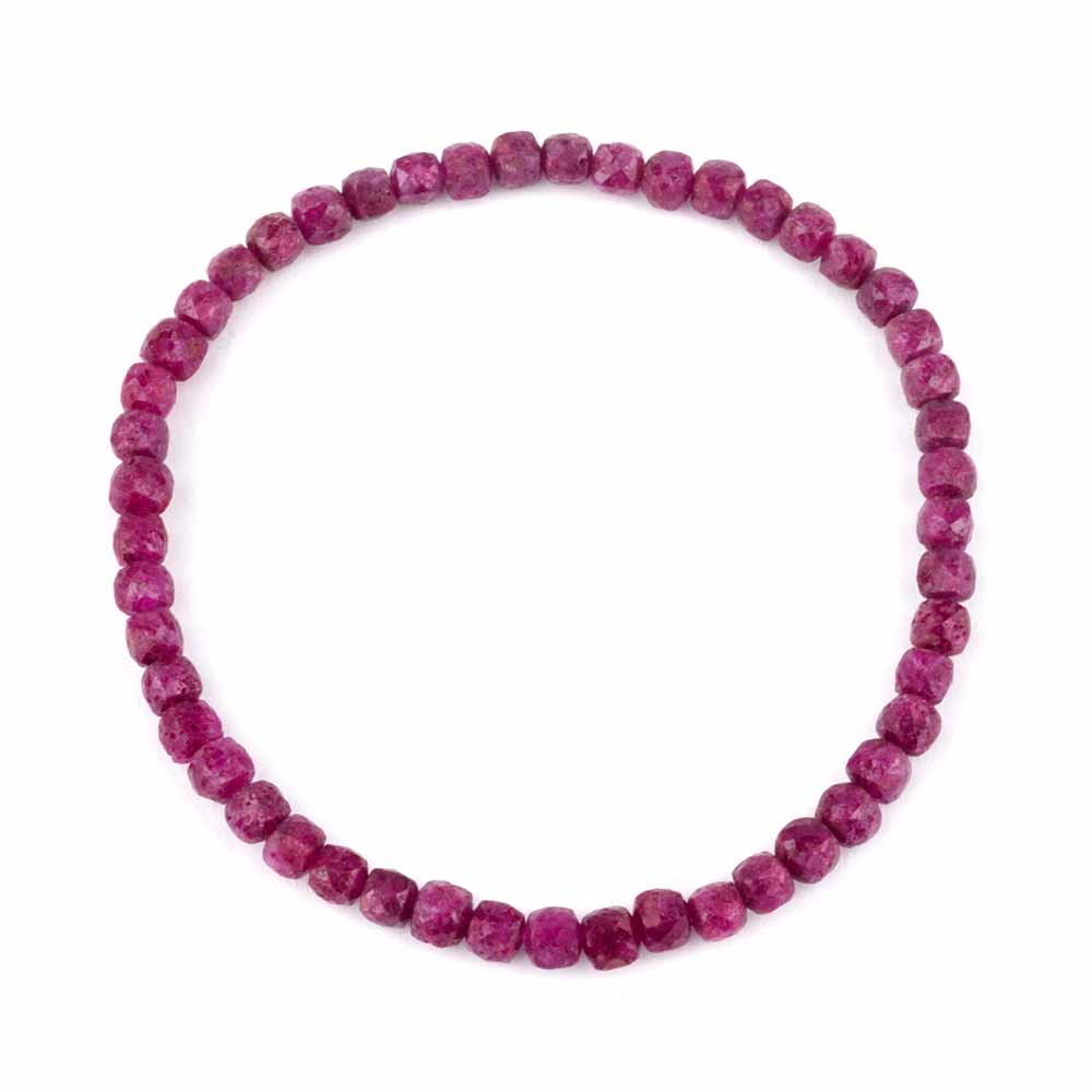 Rubin facettiertes Ø 4,5 mm Perlen Edelstein Armband flexibel und dehnbar Edelsteine Heilsteine bei Wunderstein24 Rubin facettiertes Ø 4,5 mm Perlen Edelstein Armband flexibel und dehnbar Edelsteine Heilsteine bei Wunderstein24