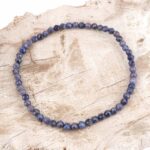 Saphir Ø 3,5 mm facettiertes Edelstein Armband flexibel und dehnbar Edelsteine Heilsteine bei Wunderstein24