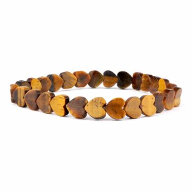 Tigerauge Kinder Ø 6,5 mm Herz Perlen Edelstein Armband flexibel und dehnbar Edelsteine Heilsteine bei Wunderstein24 Tigerauge Kinder Ø 6,5 mm Herz Perlen Edelstein Armband flexibel und dehnbar Edelsteine Heilsteine bei Wunderstein24