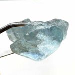 großer blauer Topas Kristall | Blautopas Ø 46,5 mm aus Minas Gerais Edelsteine Heilsteine bei Wunderstein24