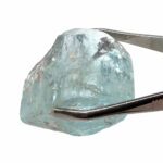 großer blauer Topas Kristall | Blautopas Ø 38,2 mm aus Minas Gerais Edelsteine Heilsteine bei Wunderstein24