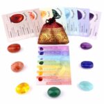 7 Chakren Set Handschmeichler | Chakra Trommelsteine Ø ca. 30 mm im Geschenksäckchen Edelsteine Heilsteine bei Wunderstein24
