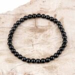 Turmalin schwarz | Schörl Ø 4,5 mm Kinder Kugel Edelstein Armband flexibel und dehnbar Edelsteine Heilsteine bei Wunderstein24 Turmalin schwarz | Schörl Ø 4,5 mm Kinder Kugel Edelstein Armband flexibel und dehnbar Edelsteine Heilsteine bei Wunderstein24
