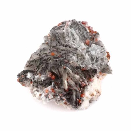 Vanadinit | Baryt Stufe Natur Ø 67 mm in bester Farbe und Struktur Edelsteine Heilsteine bei Wunderstein24