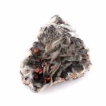 Vanadinit | Baryt Stufe Natur Ø 60 mm in bester Farbe und Struktur Edelsteine Heilsteine bei Wunderstein24