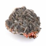 Vanadinit | Baryt Stufe Natur Ø 81 mm in bester Farbe und Struktur Edelsteine Heilsteine bei Wunderstein24