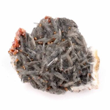 Vanadinit | Baryt Stufe Natur Ø 64 mm in bester Farbe und Struktur Edelsteine Heilsteine bei Wunderstein24