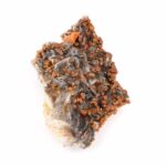 Vanadinit | Baryt Stufe Natur Ø 55 mm in bester Farbe und Struktur Edelsteine Heilsteine bei Wunderstein24