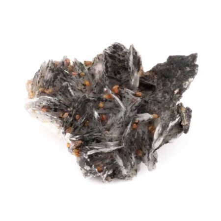 Vanadinit | Baryt Stufe Natur Ø 50 mm in bester Farbe und Struktur Edelsteine Heilsteine bei Wunderstein24