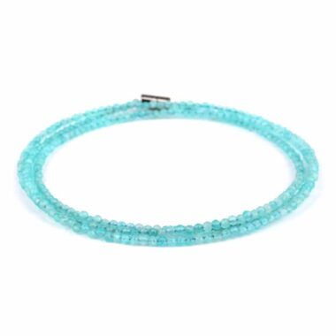 Selected Edition – Verwandelbares Amazonit Perlen Edelstein Armband & Kette facettiert mit Magnetverschluss Edelsteine Heilsteine bei Wunderstein24