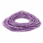 Selected Edition – Verwandelbares Amethyst Perlen Edelstein Armband & Kette facettiert mit Magnetverschluss Edelsteine Heilsteine bei Wunderstein24