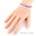 Selected Edition – Verwandelbares Silizium Perlen Edelstein Armband & Kette facettiert mit Magnetverschluss Edelsteine Heilsteine bei Wunderstein24