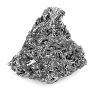 Antimonit | Stibnit Stufe Natur in bester Farbe und Struktur seltene Rarität Edelsteine Heilsteine bei Wunderstein24