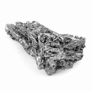 Antimonit | Stibnit Stufe Natur in bester Farbe und Struktur seltene Rarität Edelsteine Heilsteine bei Wunderstein24