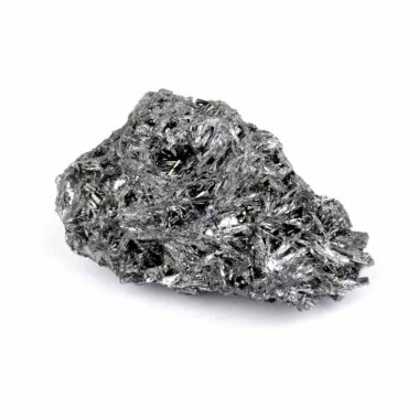 Antimonit | Stibnit Stufe Natur in bester Farbe und Struktur seltene Rarität Edelsteine Heilsteine bei Wunderstein24