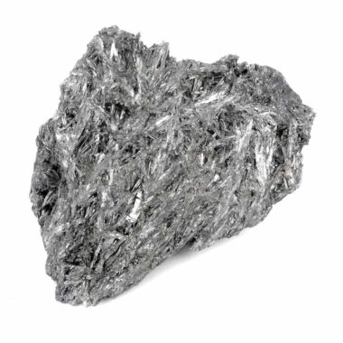 Antimonit | Stibnit Stufe Natur in bester Farbe und Struktur seltene Rarität Edelsteine Heilsteine bei Wunderstein24