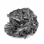 Antimonit | Stibnit Stufe Natur in bester Farbe und Struktur seltene Rarität Edelsteine Heilsteine bei Wunderstein24