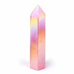 Aqua Angel Aura Rosenquarz Spitze Höhe 89 mm poliert in bester Farbe Edelsteine Heilsteine bei Wunderstein24 Aqua Angel Aura Rosenquarz Spitze Höhe 89 mm poliert in bester Farbe Edelsteine Heilsteine bei Wunderstein24