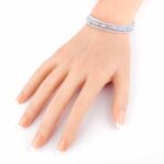 Selected Edition – Verwandelbares Aquamarin | Beryll Perlen Edelstein Armband & Kette facettiert mit Magnetverschluss Edelsteine Heilsteine bei Wunderstein24