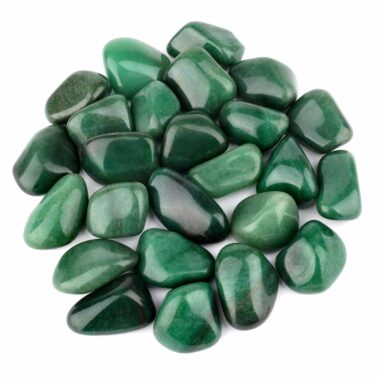 Aventurin grün Trommelsteine Ø ca. 30 – 45 mm Edelsteine Heilsteine bei Wunderstein24
