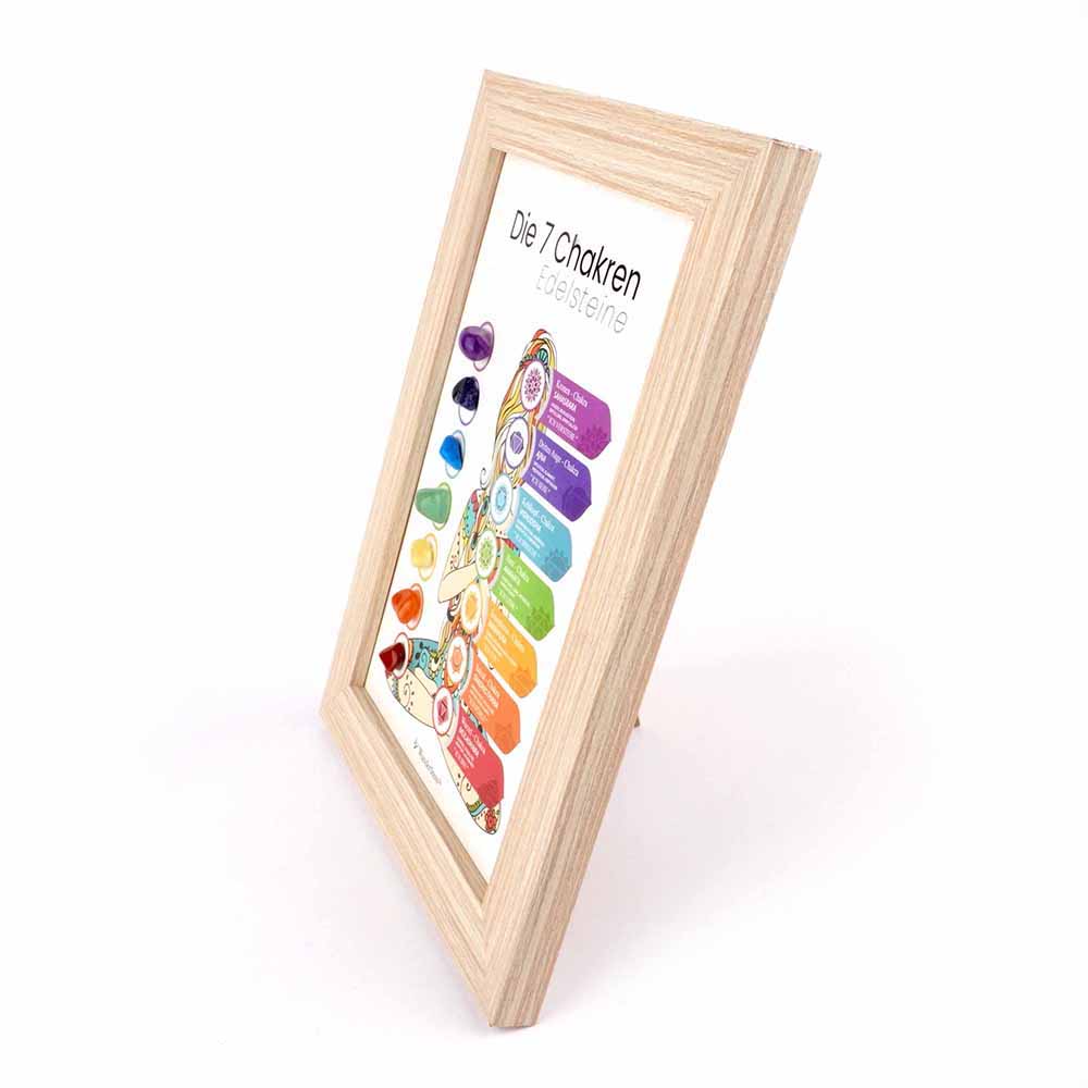 Chakra – energiestarkes Edelstein Bild mit 7 Chakren im Holzrahmen und echten Steinen Edelsteine Heilsteine bei Wunderstein24 Chakra – energiestarkes Edelstein Bild mit 7 Chakren im Holzrahmen und echten Steinen Edelsteine Heilsteine bei Wunderstein24