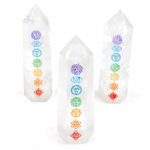 Chakra Bergkristall Spitze Höhe ca. 70 mm transparent und klar aus Brasilien Edelsteine Heilsteine bei Wunderstein24