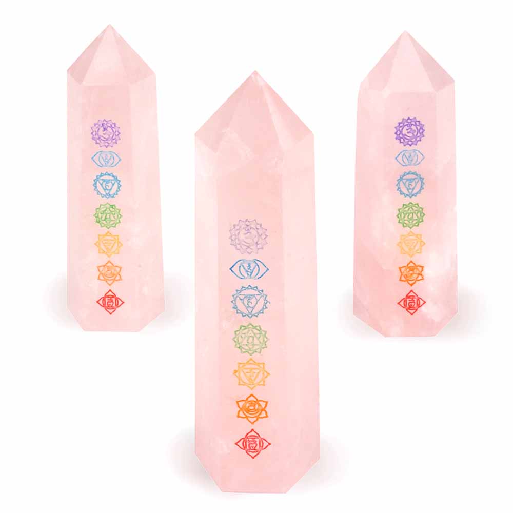 Chakra Rosenquarz Spitze Höhe ca. 80 mm aus Brasilien Edelsteine Heilsteine bei Wunderstein24 Chakra Rosenquarz Spitze Höhe ca. 80 mm aus Brasilien Edelsteine Heilsteine bei Wunderstein24