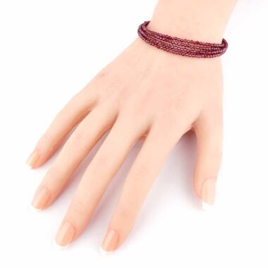 Selected Edition – Verwandelbares Granat Perlen Edelstein Armband & Kette facettiert mit Magnetverschluss Edelsteine Heilsteine bei Wunderstein24 Selected Edition – Verwandelbares Granat Perlen Edelstein Armband & Kette facettiert mit Magnetverschluss Edelsteine Heilsteine bei Wunderstein24