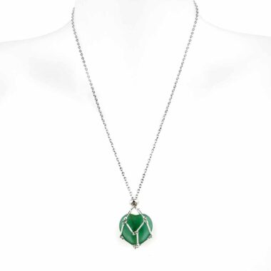 Schmuckkäfig Anhänger mit Kette ideal für Ø 15 – 30 mm große Edelsteine sehr flexibel Edelsteine Heilsteine bei Wunderstein24