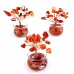 Carneol | Karneol Edelsteinbäumchen | Lebensbaum im Töpfchen Höhe ca. 60 mm Edelsteine Heilsteine bei Wunderstein24