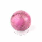 Cobalt | Kobalt Kugel rosa Natur Ø 44 mm in bester Farbe – sehr seltene Rarität Edelsteine Heilsteine bei Wunderstein24