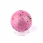 Cobalt | Kobalt Kugel rosa Natur Ø 44 mm in bester Farbe – sehr seltene Rarität Edelsteine Heilsteine bei Wunderstein24