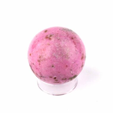 Cobalt | Kobalt Kugel rosa Natur Ø 44 mm in bester Farbe – sehr seltene Rarität Edelsteine Heilsteine bei Wunderstein24