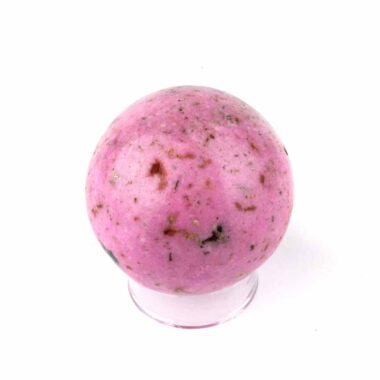 Cobalt | Kobalt Kugel rosa Natur Ø 48 mm in bester Farbe – sehr seltene Rarität Edelsteine Heilsteine bei Wunderstein24