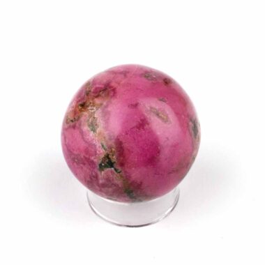 Cobalt | Kobalt Kugel rosa Natur Ø 45 mm in bester Farbe – sehr seltene Rarität Edelsteine Heilsteine bei Wunderstein24