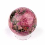 Cobalt | Kobalt Kugel rosa Natur Ø 52 mm in bester Farbe – sehr seltene Rarität Edelsteine Heilsteine bei Wunderstein24