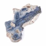 Blaue Koralle versteinert Scheibe | Platte Natur in bester Farbe und Maserung Edelsteine Heilsteine bei Wunderstein24