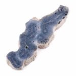 Blaue Koralle versteinert Scheibe | Platte Natur in bester Farbe und Maserung Edelsteine Heilsteine bei Wunderstein24