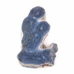 Blaue Koralle versteinert Scheibe | Platte Natur in bester Farbe und Maserung Edelsteine Heilsteine bei Wunderstein24