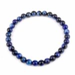 Cyanid | Kyanit | Disthen Ø 6 mm Kugel Edelstein Armband flexibel und dehnbar beste Qualität Edelsteine Heilsteine bei Wunderstein24