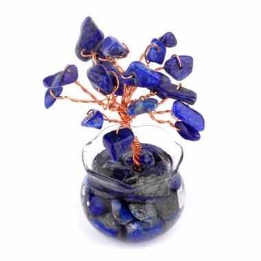 Lapislazuli Edelsteinbäumchen | Lebensbaum im Töpfchen Höhe ca. 60 mm Edelsteine Heilsteine bei Wunderstein24