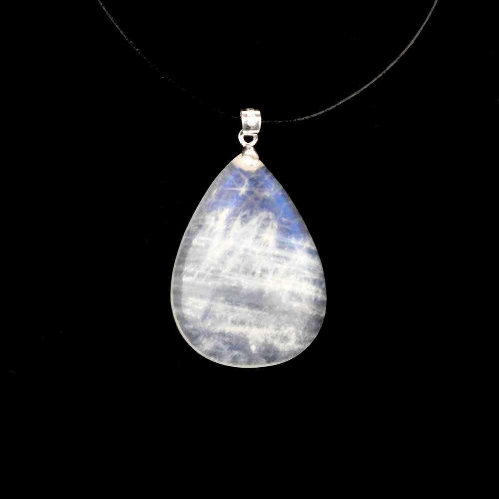 Regenbogen Mondstein Cabochon Anhänger Länge 38 mm mit 925 Sterling-Silberöse beste Qualität & Farbe Edelsteine Heilsteine bei Wunderstein24 Regenbogen Mondstein Cabochon Anhänger Länge 38 mm mit 925 Sterling-Silberöse beste Qualität & Farbe Edelsteine Heilsteine bei Wunderstein24