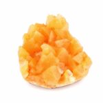 Orangencalcit Stufe in bester Farbe und Struktur aus Mexico seltene Rarität Edelsteine Heilsteine bei Wunderstein24