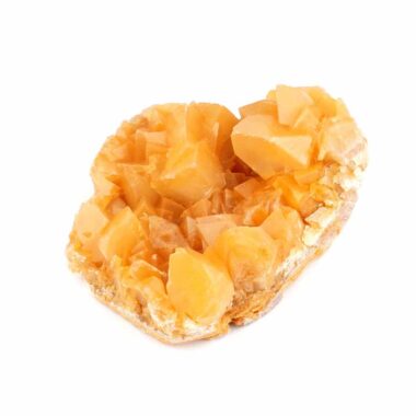 Orangencalcit Stufe in bester Farbe und Struktur aus Mexico seltene Rarität Edelsteine Heilsteine bei Wunderstein24