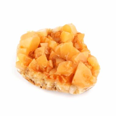 Orangencalcit Stufe in bester Farbe und Struktur aus Mexico seltene Rarität Edelsteine Heilsteine bei Wunderstein24